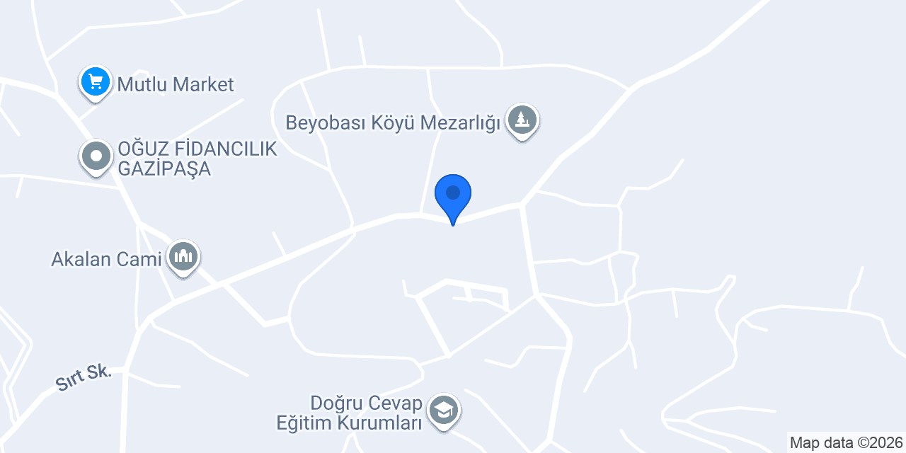 Dekor Mobilya konumu