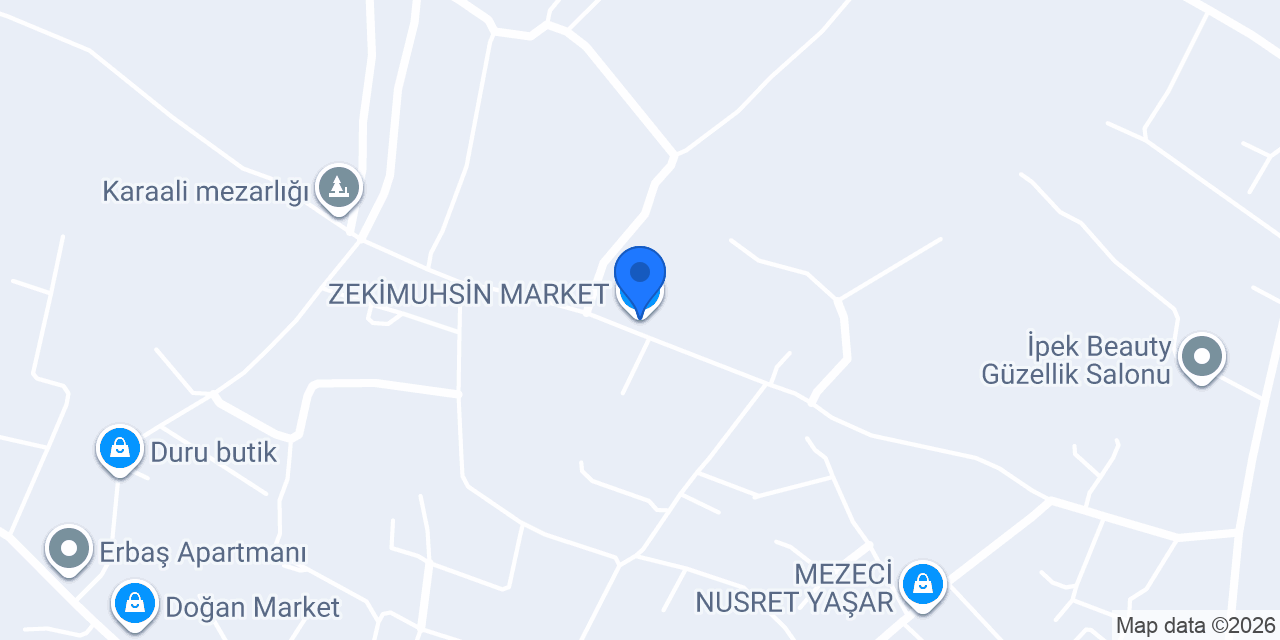 ZEKİMUHSİN MARKET konumu