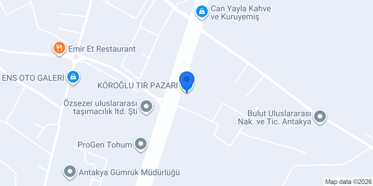 KÖROĞLU TIR PAZARI konumu