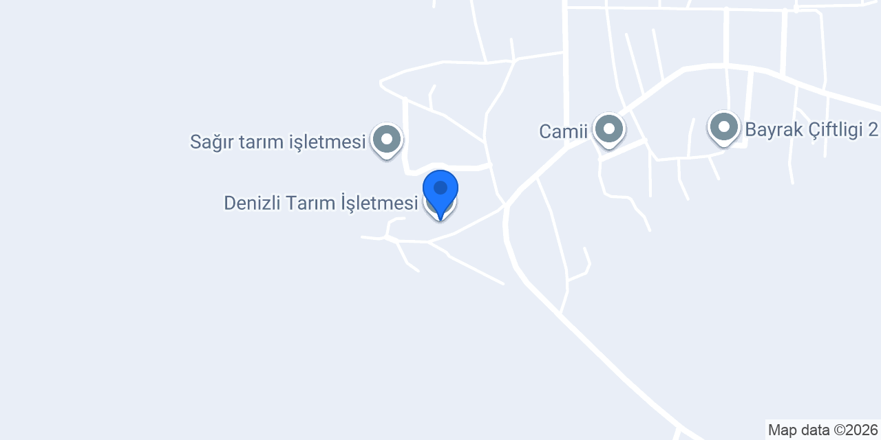 Denizli Tarım İşletmesi konumu