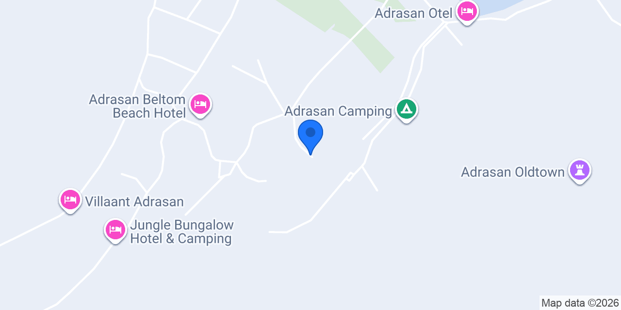 Adrasan Gezginler Kamp konumu
