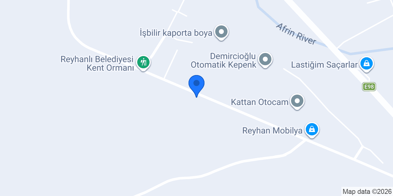 Çelik minare konumu