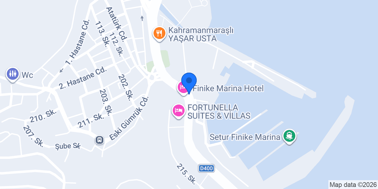 Finike tur taksi Ali kılay konumu