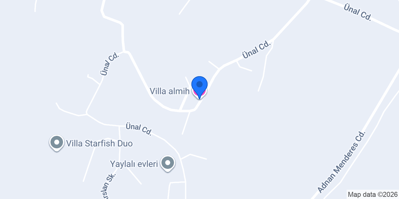 Villa almih konumu