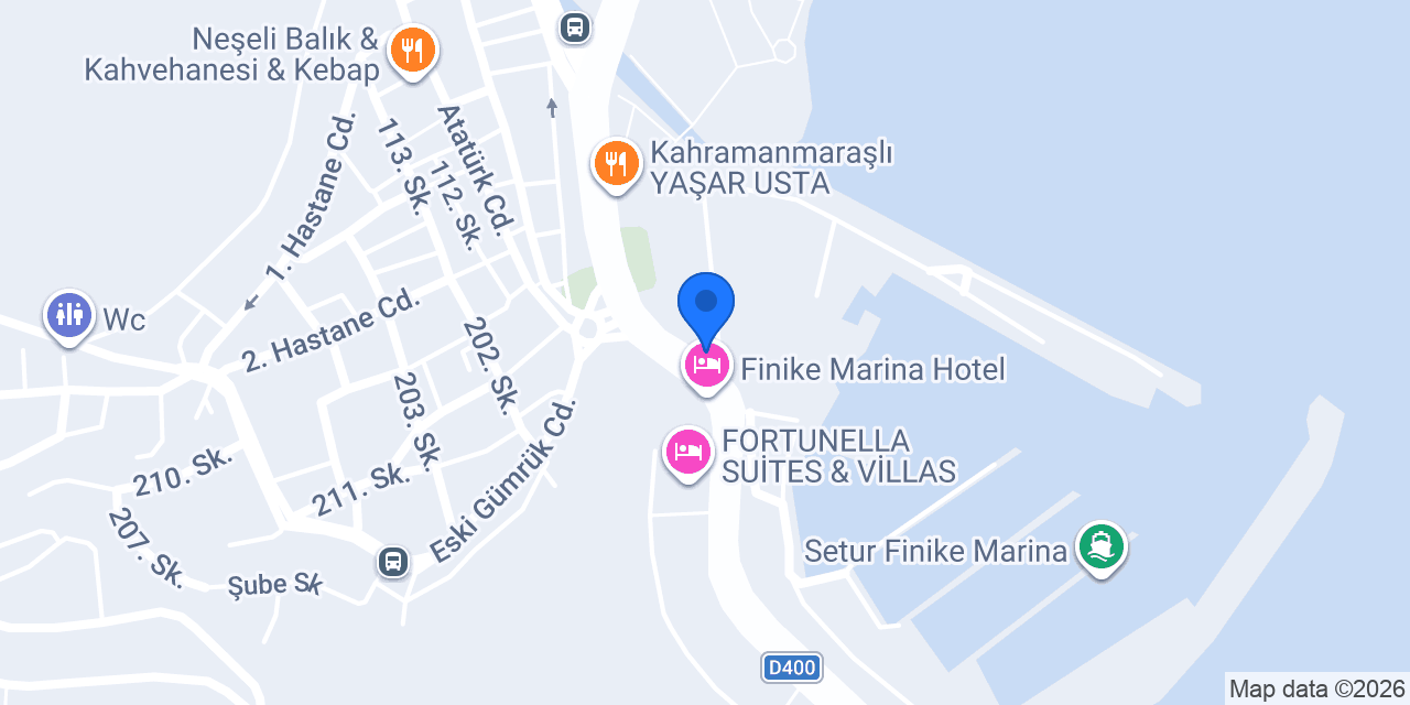 Pergole Restaurant konumu