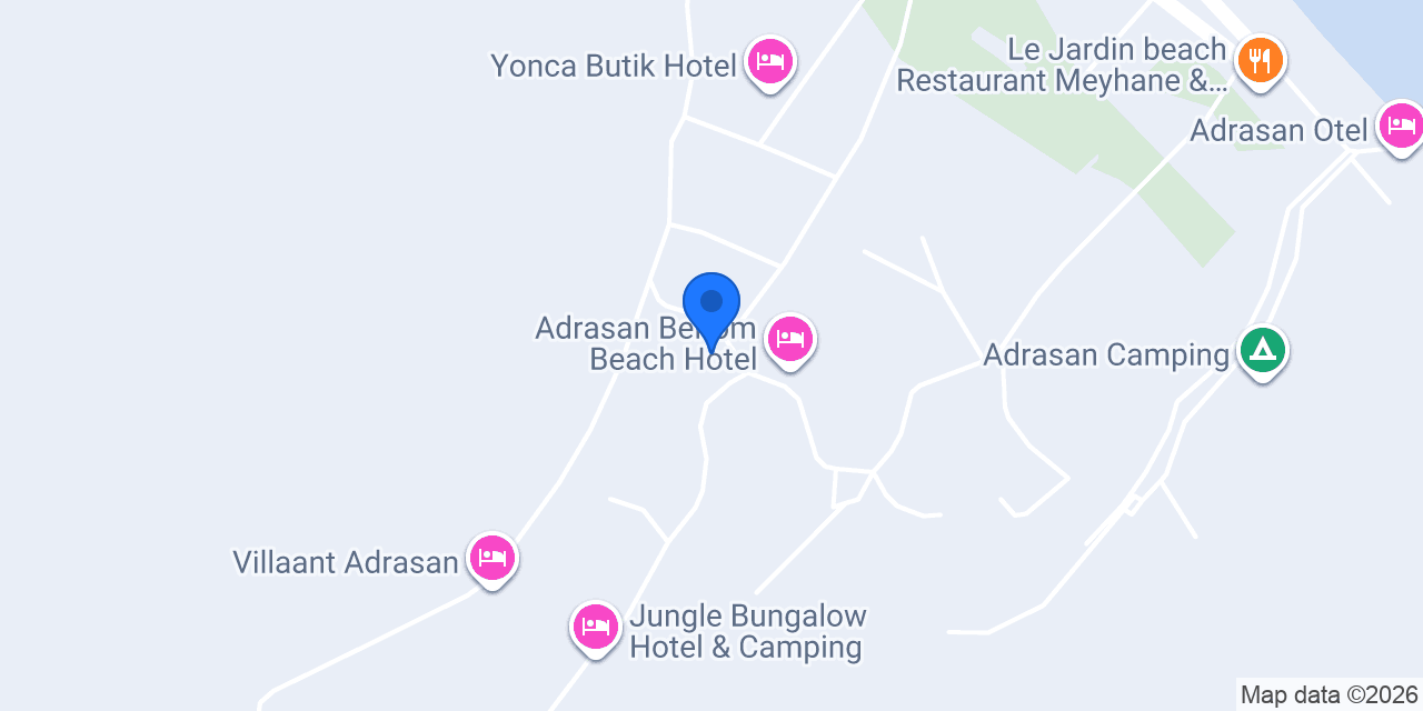 Adrasan Eren Apart Evleri konumu