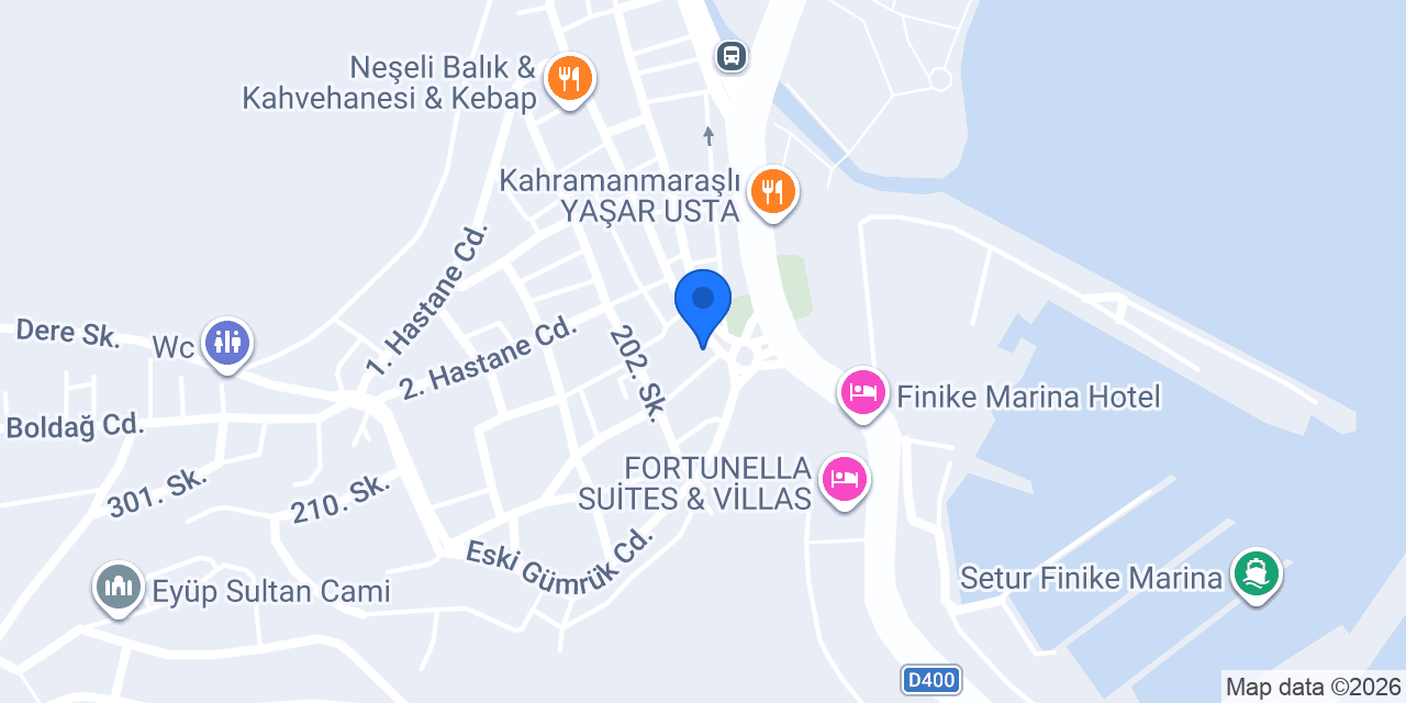 FİNİKE SPA MASAJ TERAPİ CENTER konumu