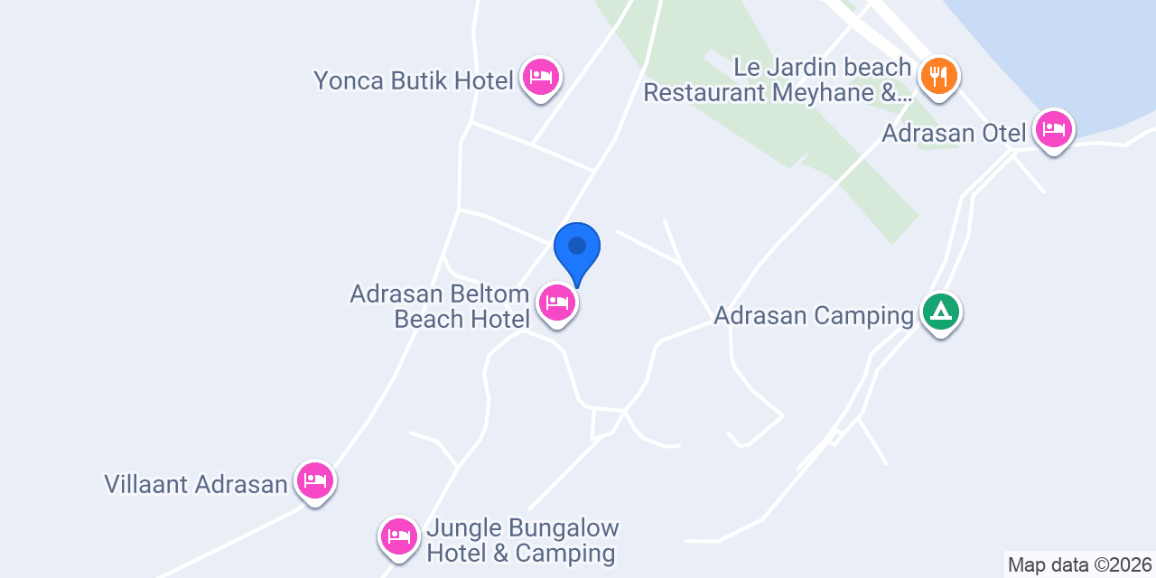 Adrasan Beach Club Hotel konumu