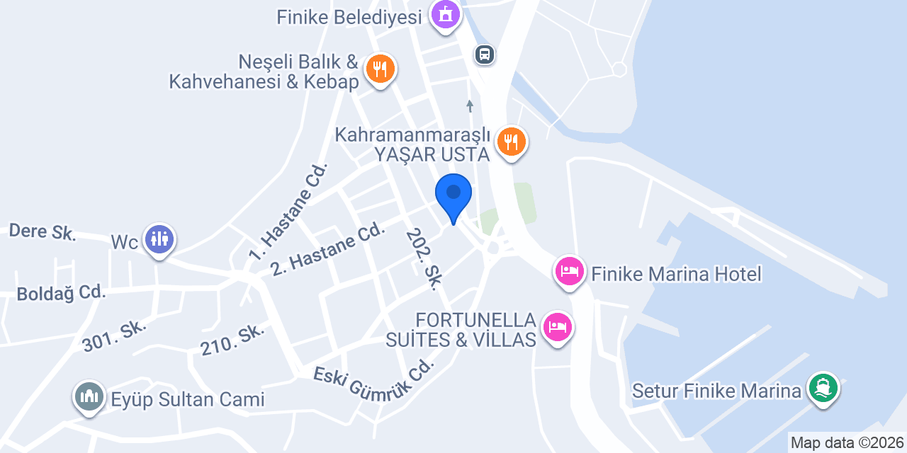 Dinç Optik konumu