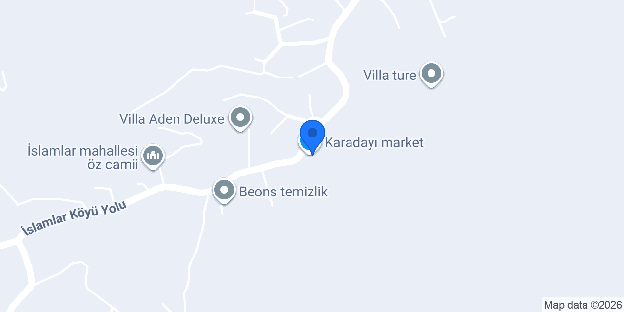Karadayı market konumu