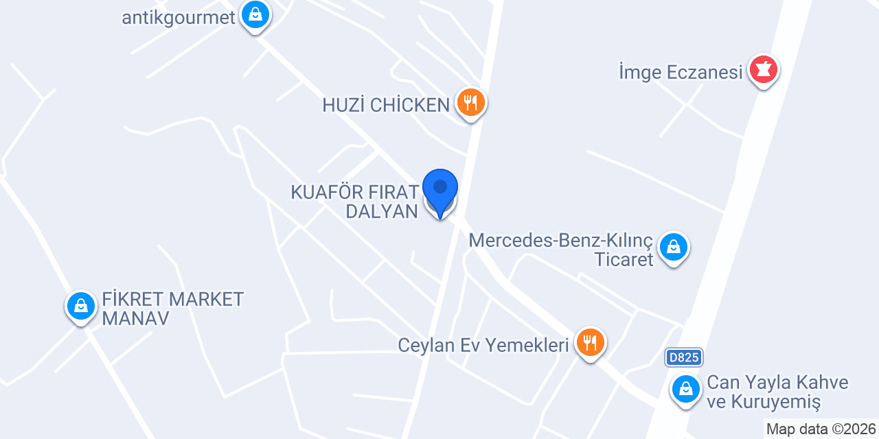 KUAFÖR FIRAT DALYAN konumu