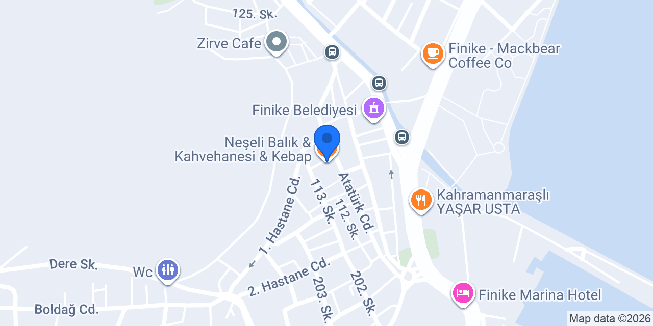 Neşeli Balık & Kahvehanesi & Kebap konumu