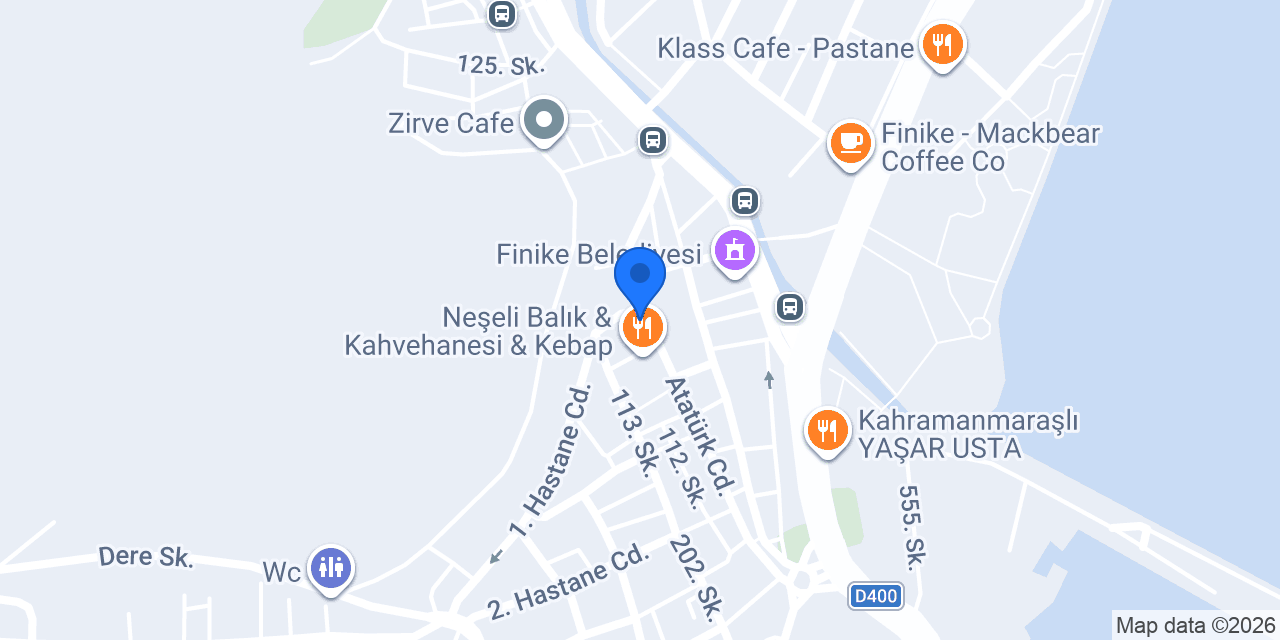 Anahtarcı Raif Finike konumu