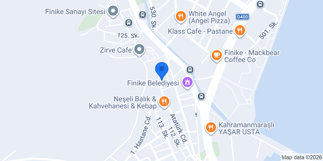 Finike Yaşam Emlak konumu