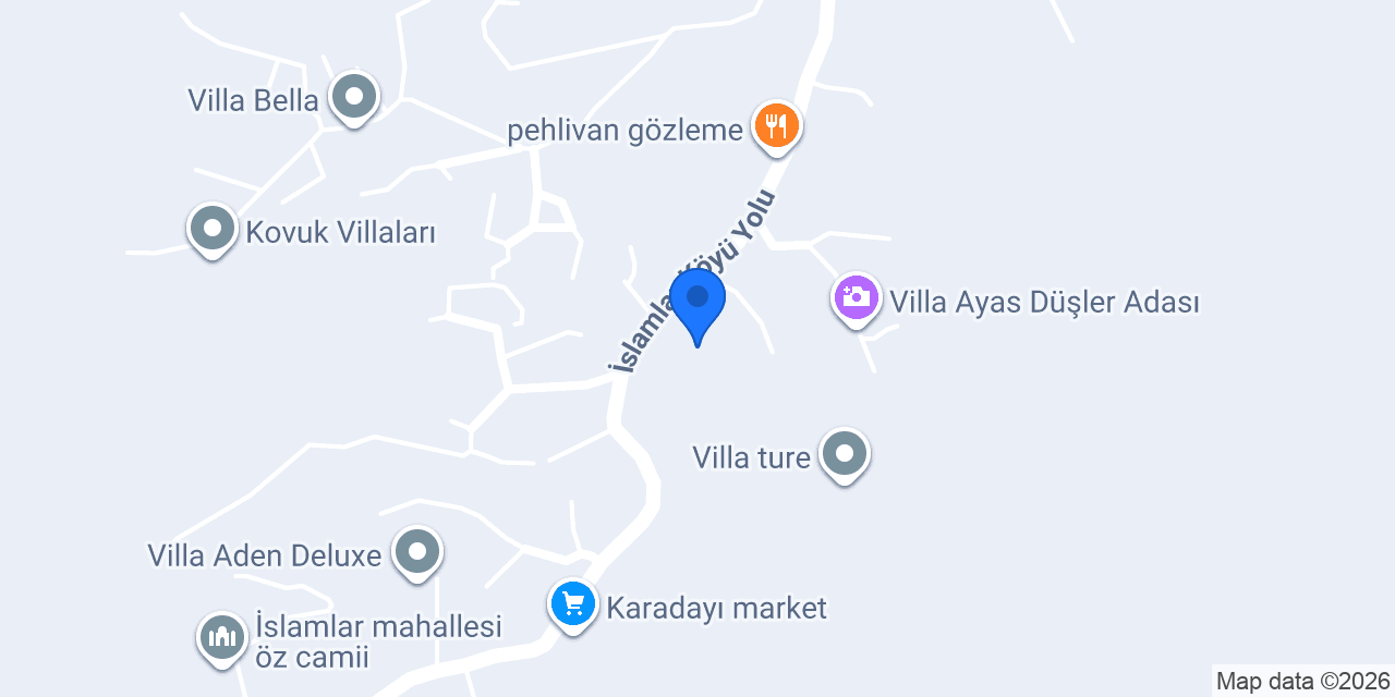 Karadayı Villaları konumu
