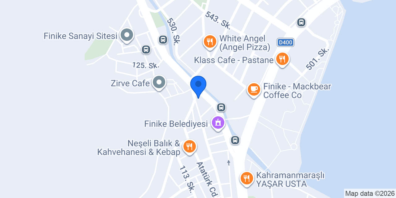 TREND EMLAK FİNİKE konumu