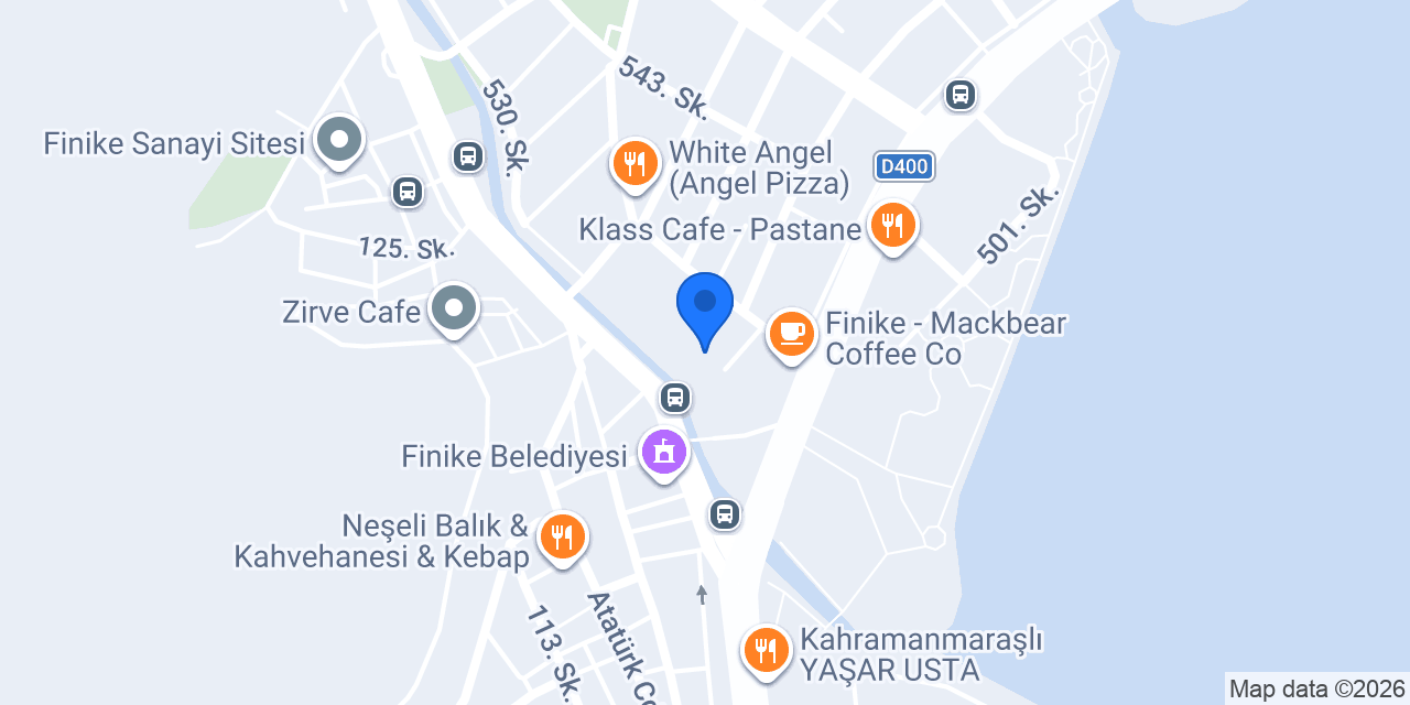 Antep Sofrası Finike konumu