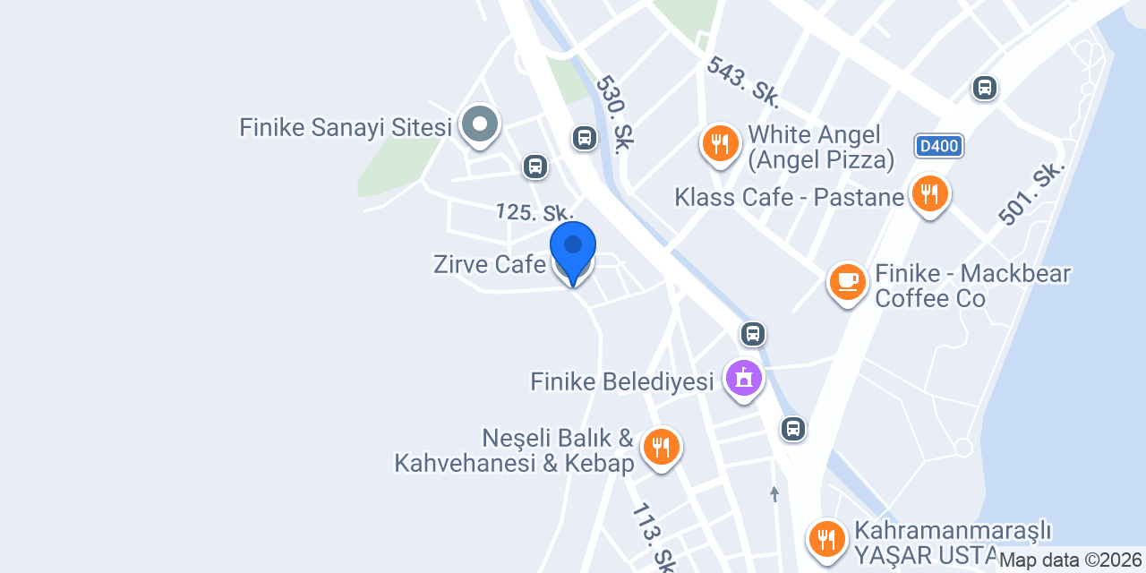 Zirve Cafe konumu