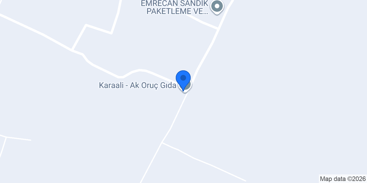 Karaali - Ak Oruç Gıda konumu
