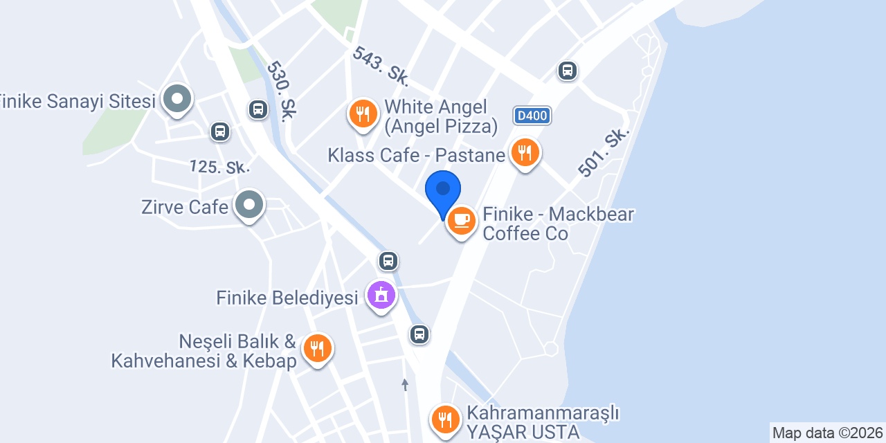 Hot Döner Finike konumu
