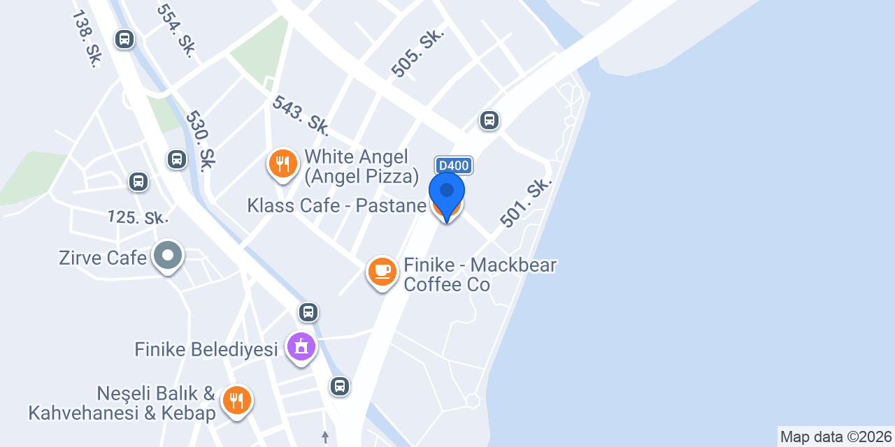Klass Cafe - Pastane konumu