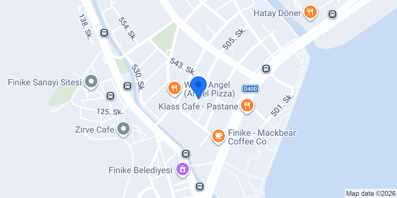 Özel Finike Kartanesi Kreşi konumu