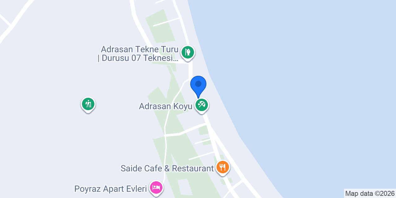 ÖZAKDENİZ PATISSERIE CAFE konumu