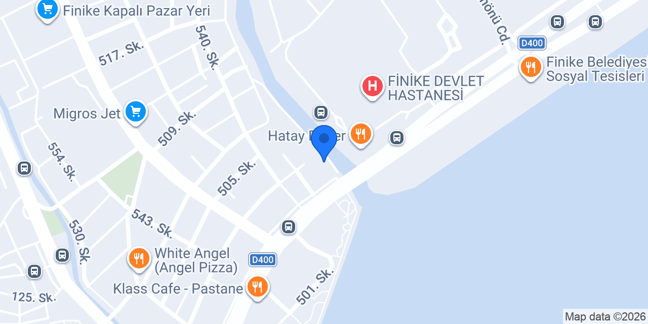 Atilla Bey Restaurant konumu