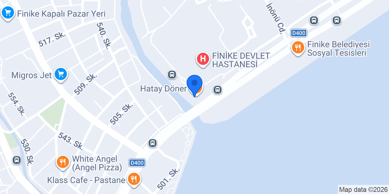 Hatay Döner konumu