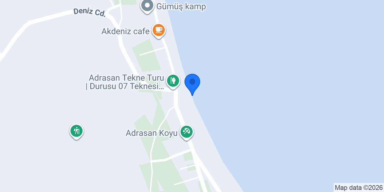 Adrasan Tekne Turu Baba Nuri 37 konumu