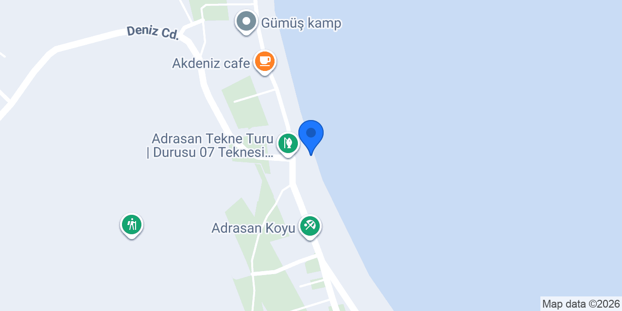 Adrasan Ekselans1 Tekne Turu konumu