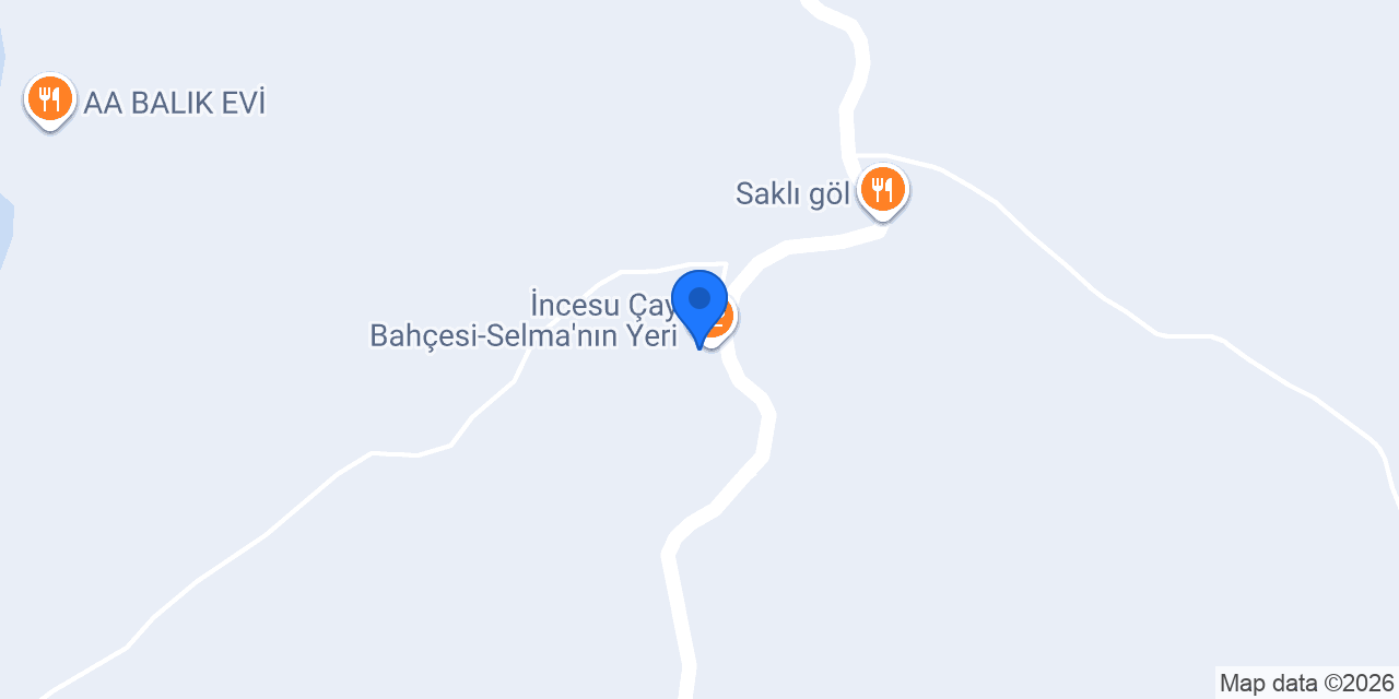İncesu Çay Bahçesi-Selma’nın Yeri konumu