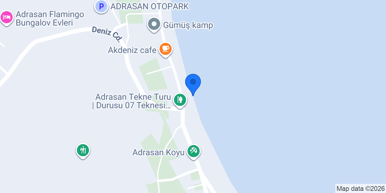 Adrasan Tekne Turu - Arda Kaptan konumu