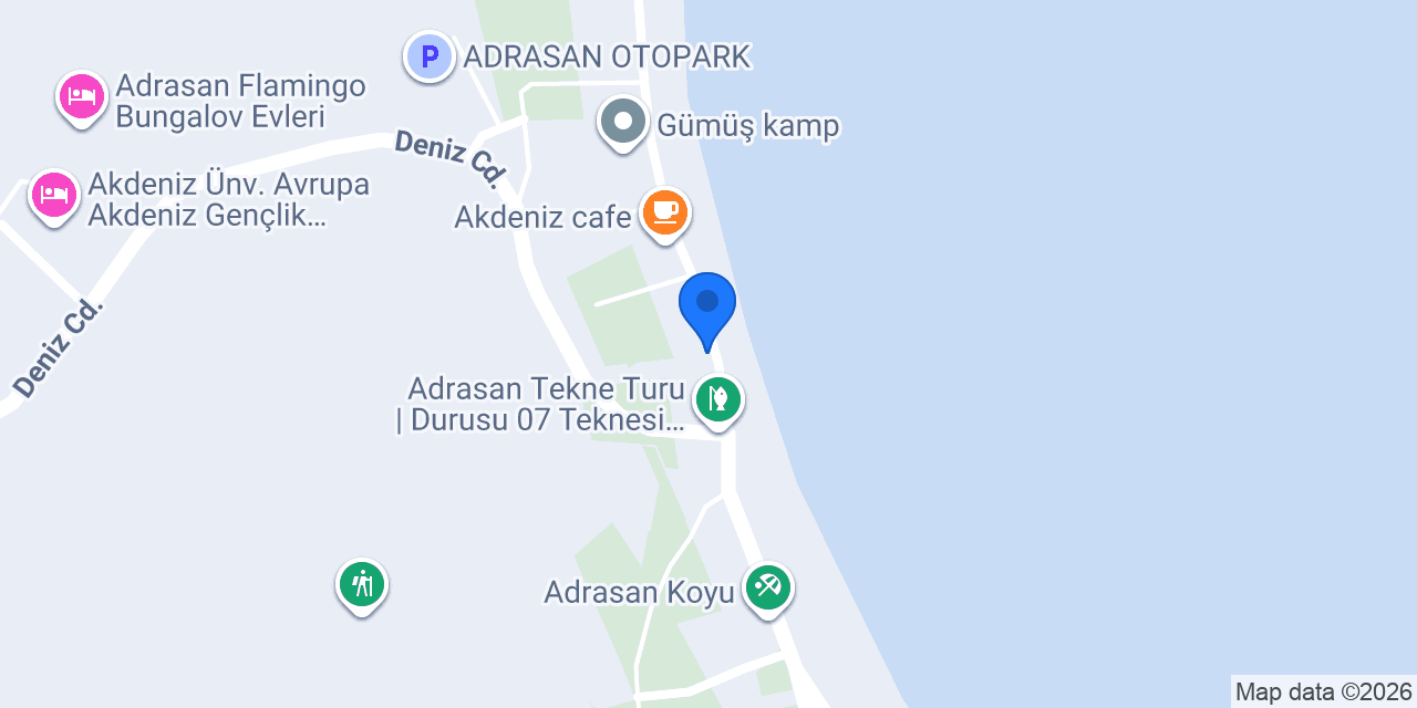 Adrasan balım waffle konumu