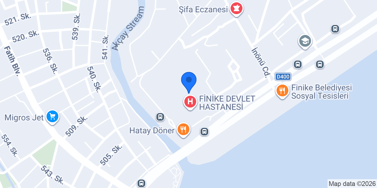 FİNİKE TAKSİ VİP konumu