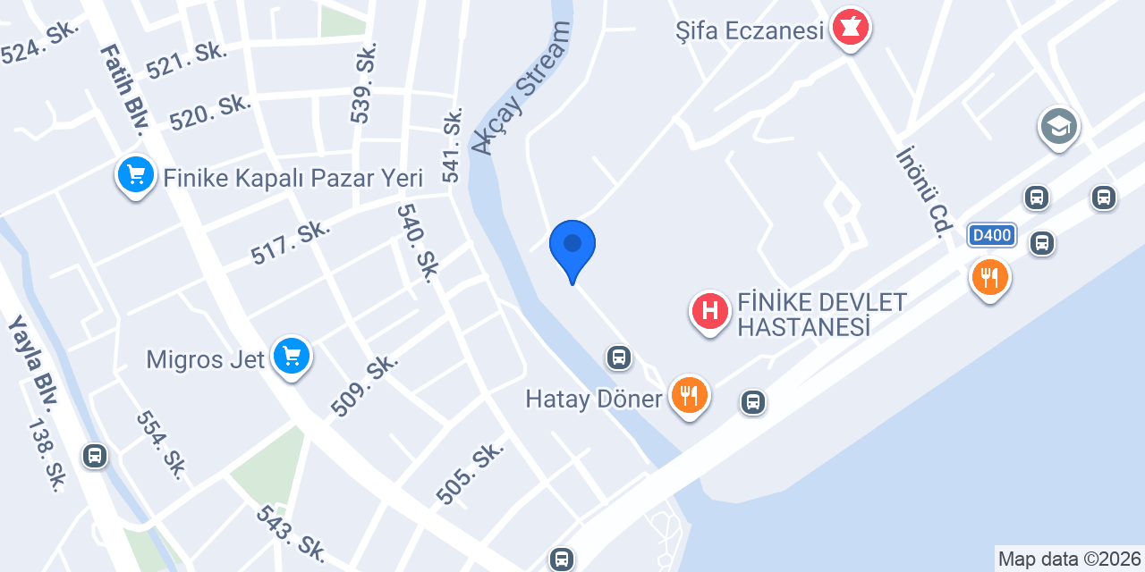 Yamaç Balık konumu