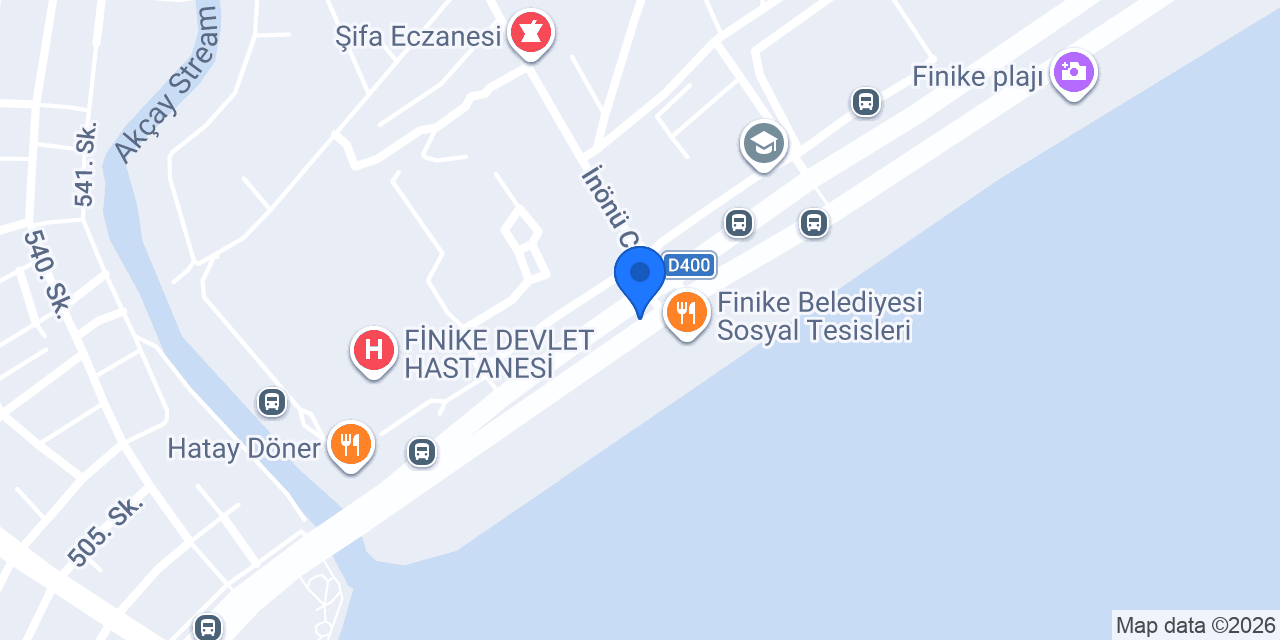 Finike Taksi konumu