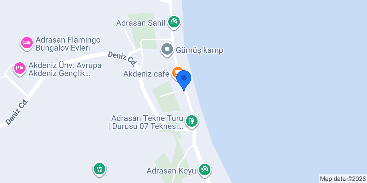 Adrasan köroğlu dondurma konumu