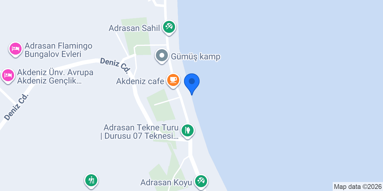 Adrasan Tekne Turu Celal Kaptan konumu