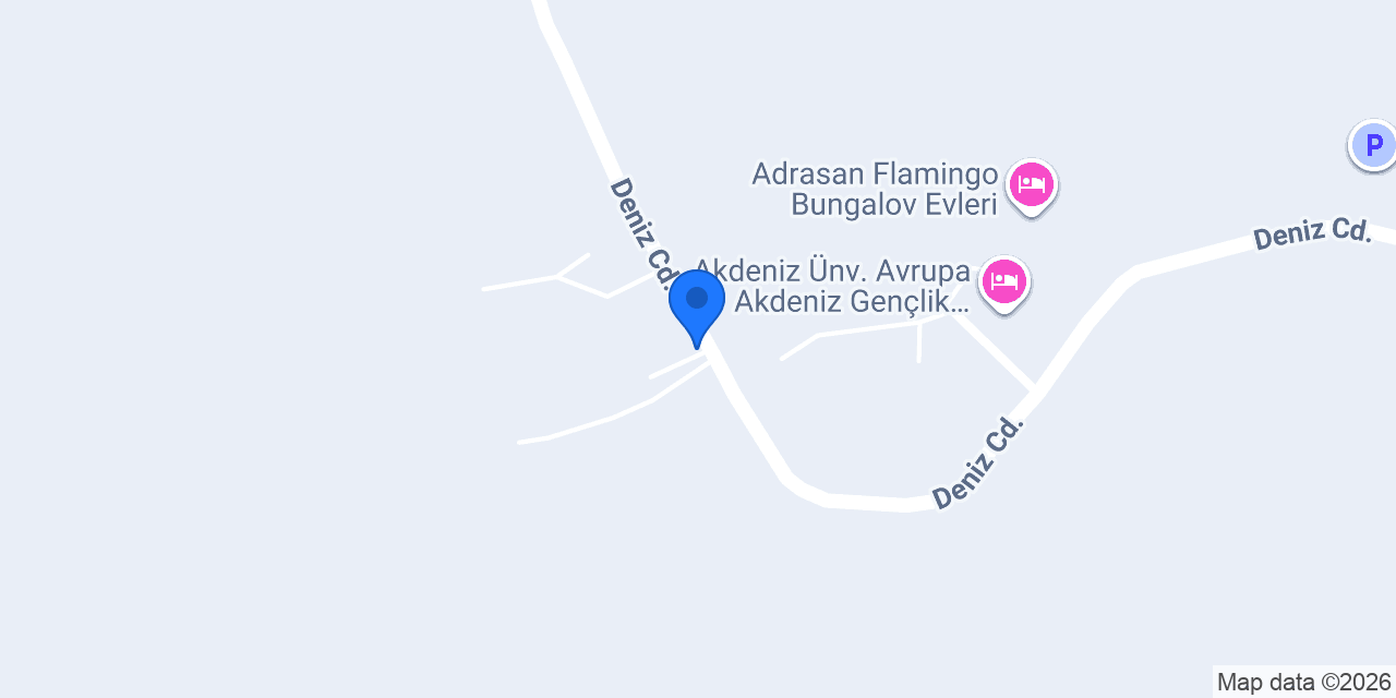 Adrasan Emir Apart Evleri konumu