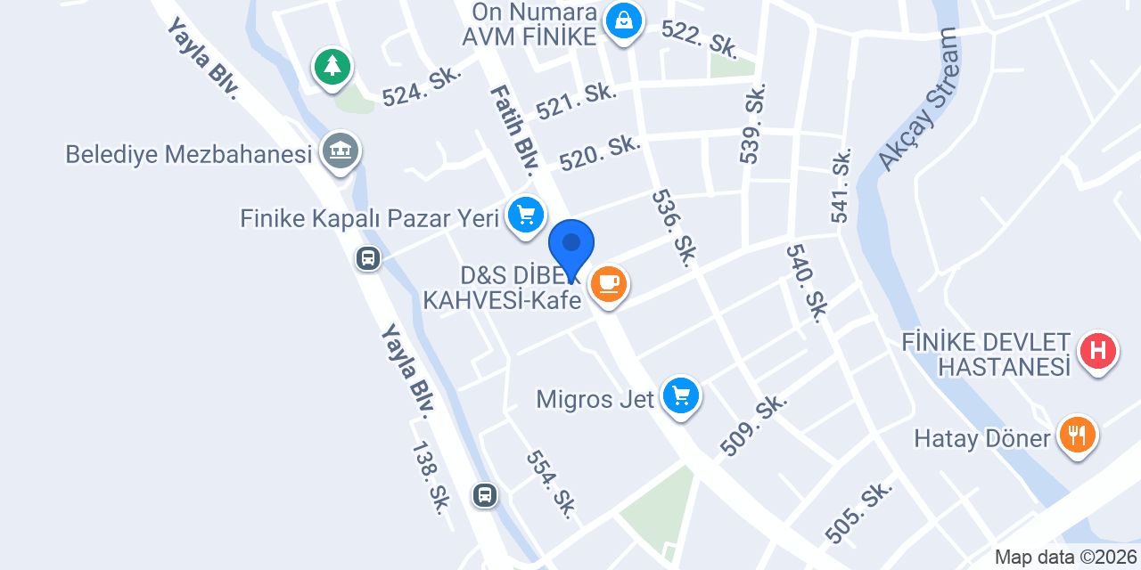 Demos Hatay Usülü Döner konumu