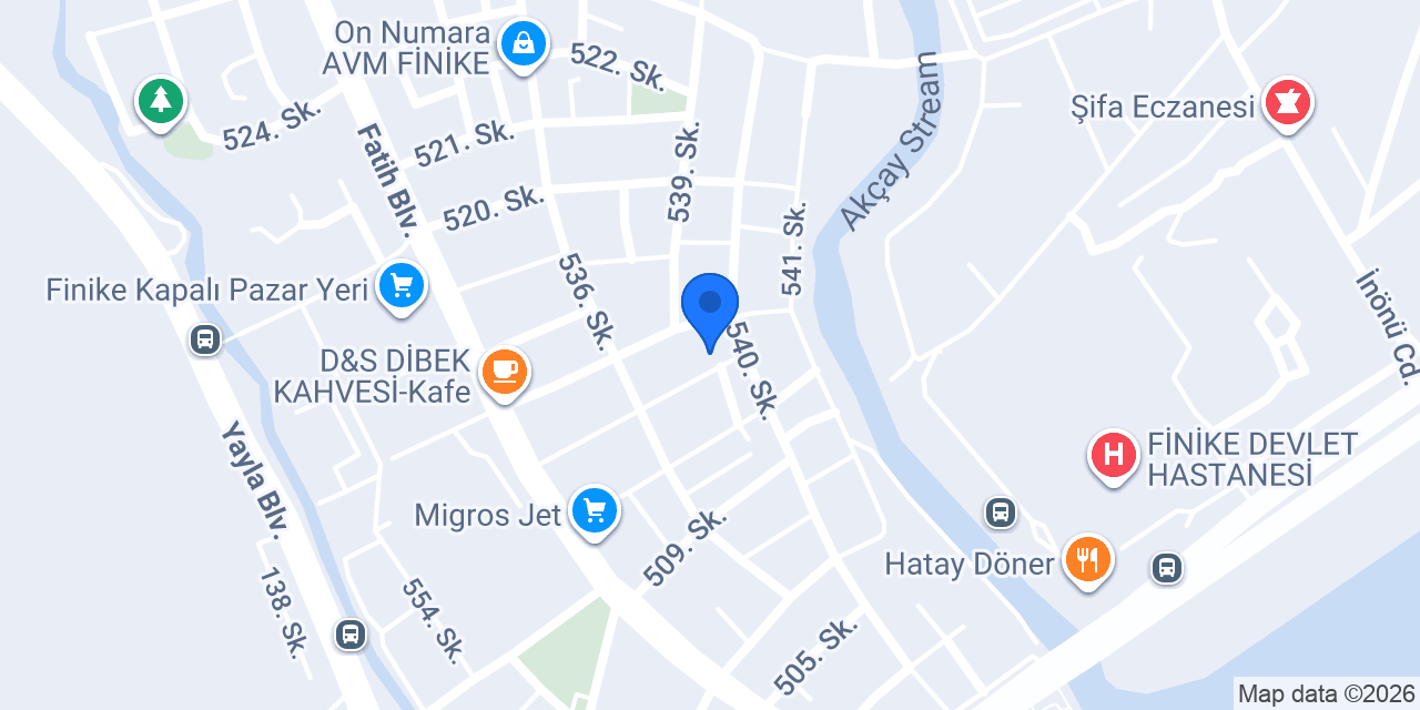 Özel Sancak Koleji konumu