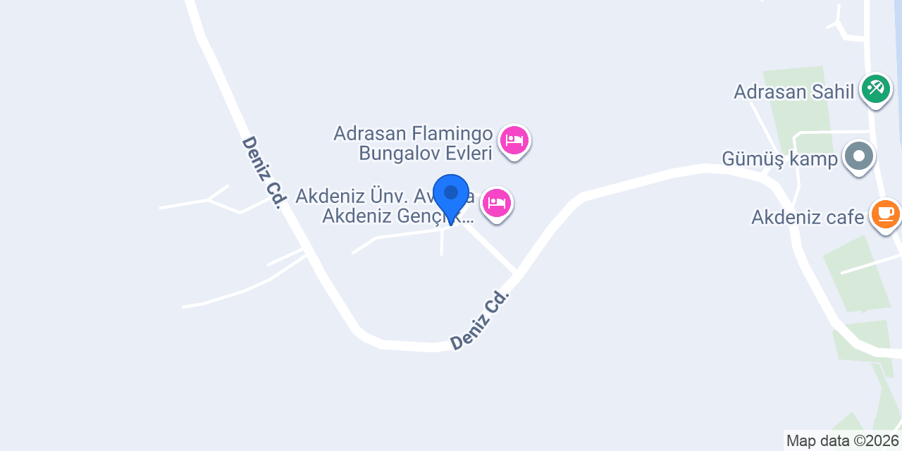 Adrasan Eylül Apart Evleri konumu