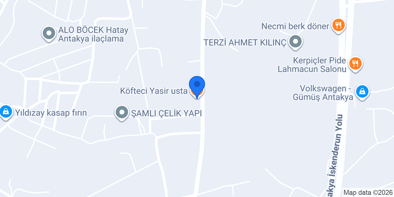 Köfteci Yasir usta konumu