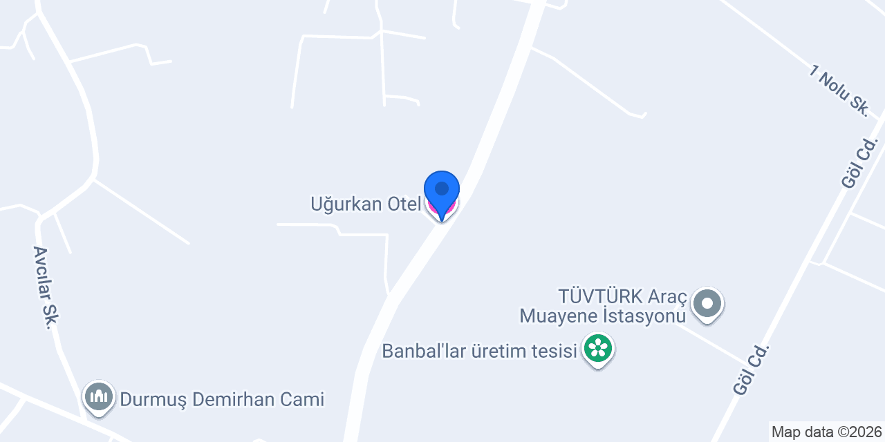 Uğurkan Otel konumu