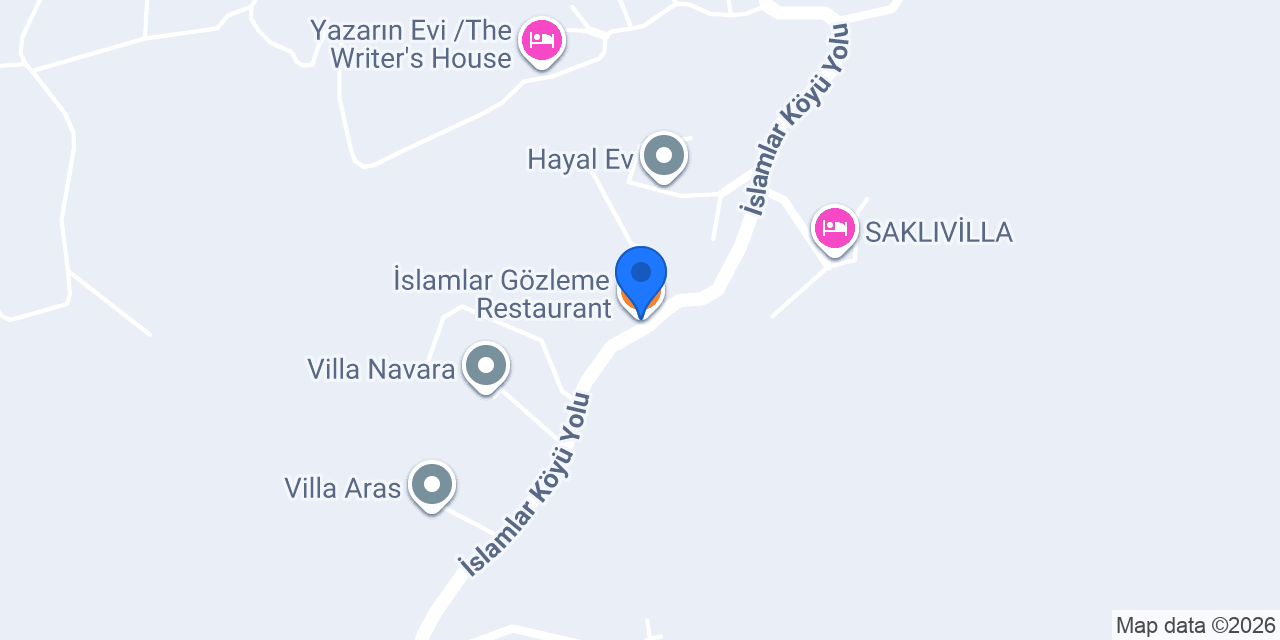 Pınarbaşı Restaurant konumu