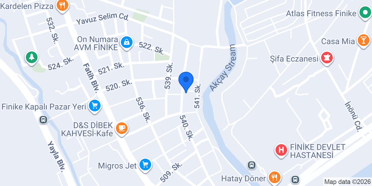 EFE Veteriner Kliniği konumu