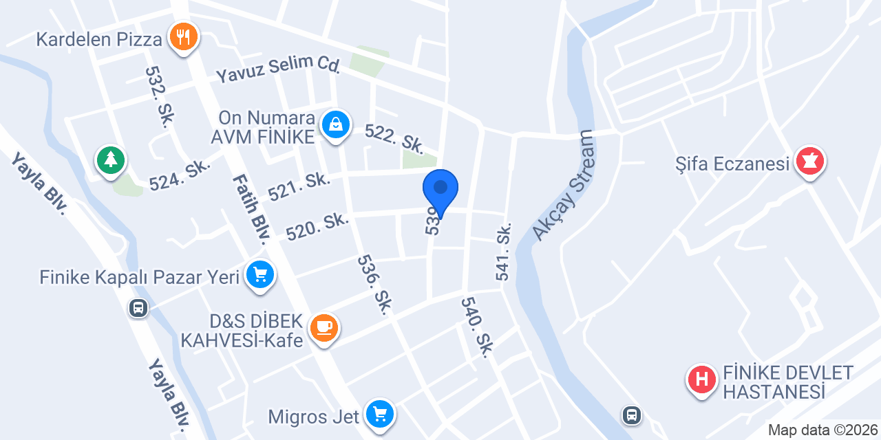 Öz-De Finike Temizlik konumu