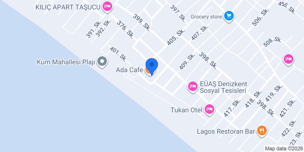 Ada Cafe konumu