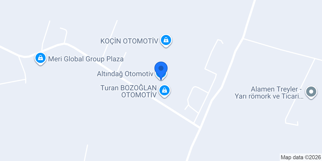 Altındağ Otomotiv konumu